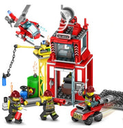 Children spelling enlightenment blocks