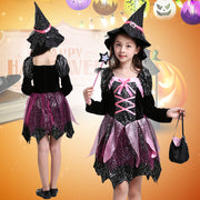 Children cos witch costume