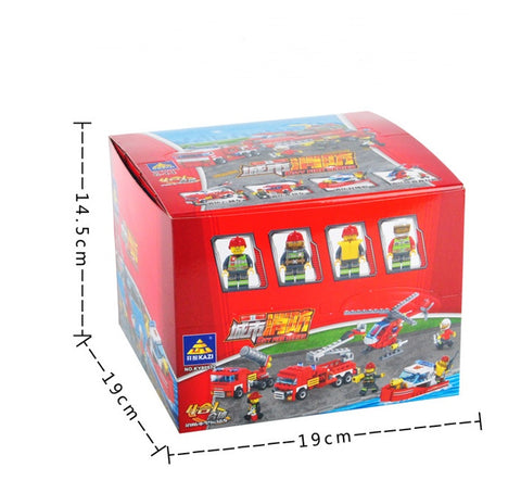 Children spelling enlightenment blocks