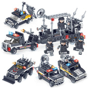 Children spelling enlightenment blocks