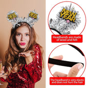 Happy New Year Headband 2025 Party Headband