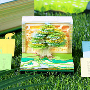 2025 Calendar Creative Cultural And Creative Gift 3D Hollow Sticky Notes