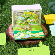 2025 Calendar Creative Cultural And Creative Gift 3D Hollow Sticky Notes