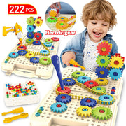 Hand-held Tool Kit For Children To Screw Children