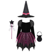 Children cos witch costume