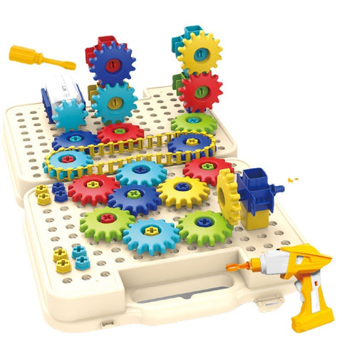 Hand-held Tool Kit For Children To Screw Children